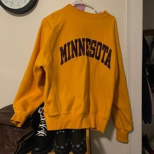 Yellow Minnesota cardigan